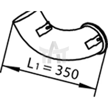 Výfuková trubka Výfuková trubka DINEX DIN81730