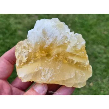 Přírodní kámen Kalcit surový žlutý 391g Mexiko