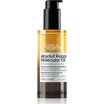 Vlasová regenerace L’Oréal Professionnel Serie Expert Absolut Repair Molecular vyživující olej na vlasy pro poškozené vlasy 90 ml