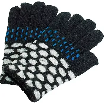 Rukavice Dětské zimní rukavice s lurexem - černá