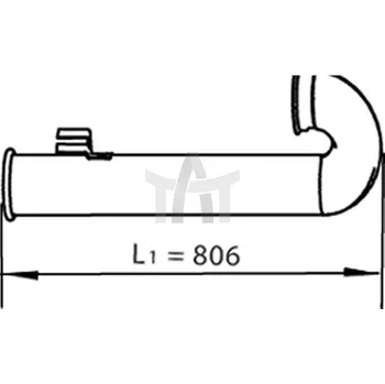 Výfuková trubka Výfuková trubka DINEX DIN21776