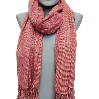 Šála RB-nakuplevne Dámská zimní šála vínová