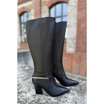 Dámské kozačky Dámské boty PINKO VIOLA 03 BOOTS SD0419P087Z99 černé Velikost: 40