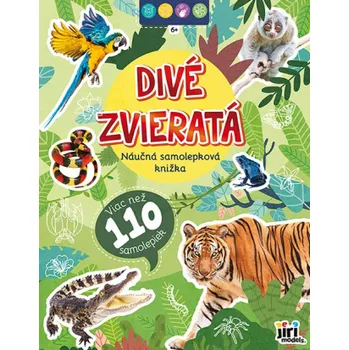 Slovenský jazyk Náučná samolepková knižka 6+ Divé zvieratá
