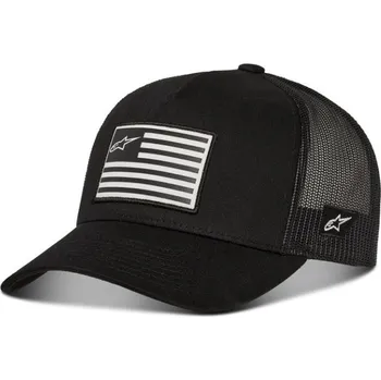 Módní doplněk Kšiltovka FLAG SNAP HAT, ALPINESTARS (černá)