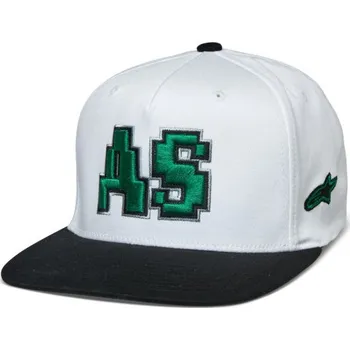 Kšiltovka Kšiltovka FRANCHISE, ALPINESTARS (bílá/černá) (Velikost: S/M)