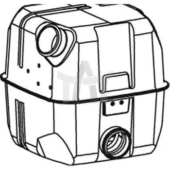 Tlumič výfuku Střední-/zadní tlumič výfuku DINEX DIN68327