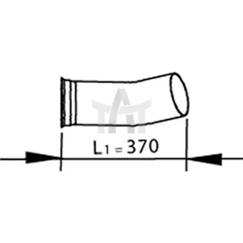 Výfuková trubka Výfuková trubka DINEX DIN82144