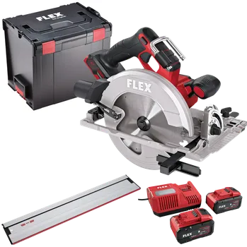 Okružní pila FLEX CS 68 18-EC + P-Set 18-88 R + GRS 160, Aku okružní pila se zápustným krytem 18 V