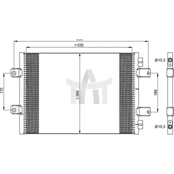 Výparník klimatizace Kondenzátor - klimatizace NRF NRF35909