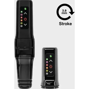 Tetovací strojek FK IRONS FLUX Mini 3.0mm bezdrátový strojek na PMU 2x baterie Black (rozbalený)