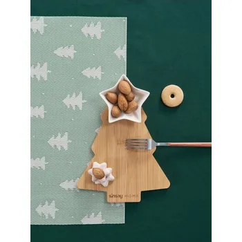 Sinsay - Servírovací tác s vánočním motivem - béžová - 122GO-08X - 122GO-08X-ONE