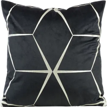 Povlečení Sametové dekorační povlak na polštář BLINK28 45x45cm - černá