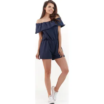 Cizojazyčná kniha Infinite You Woman's Jumpsuit M164 Navy Blue Infinite You modrá 2507246