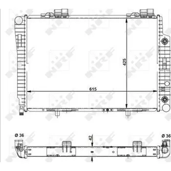 Chladič motoru NRF 51281 Chladič, chlazení motoru (51281)
