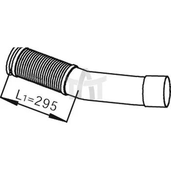 Výfuková trubka Výfuková trubka DINEX DIN54163