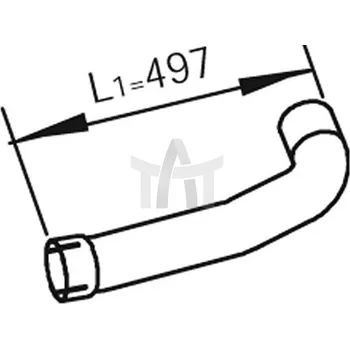 Výfuková trubka Výfuková trubka DINEX DIN47276