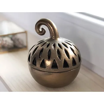 Keramická lucerna na svíčku Zlatá dýně