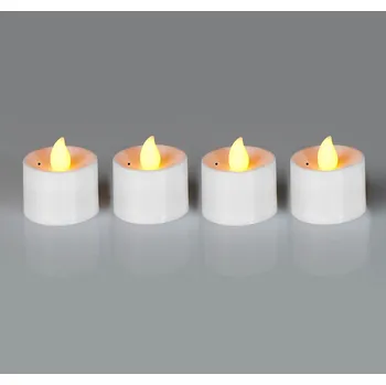 Svíčka Die moderne Hausfrau Sfouknutelné LED čajové svíčky, 4 ks 792084