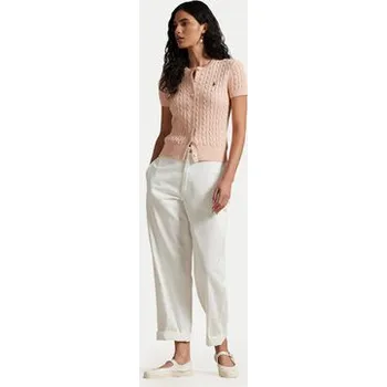 Dámský svetr Polo Ralph Lauren Kardigan 211965760001 Oranžová Slim Fit L