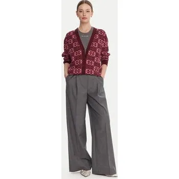 Dámský svetr PINKO Kardigan Half Breed 106042 A2YD Bordó Regular Fit S