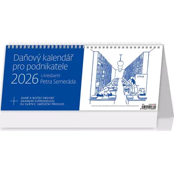 Kalendář Helma365 Daňový stolní kalendář pro podnikatele 2026