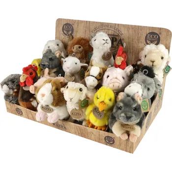 Dětské zboží Displej exkluzivní plyš domácí zvířata ECO-FRIENDLY