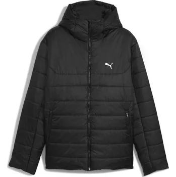 Pánská zateplená bunda Puma ESSENTIALS HOODED PADDED JACKET XXL Černá, Bílá
