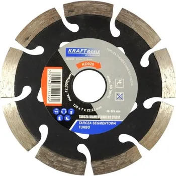 Příslušenství k brusce Segmentový kotouč na řezání 125x7x22,23 TURBO KD926