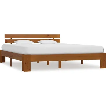 Postel zahrada-XL Rám postele medově hnědý masivní borovice 160 x 200 cm 283182