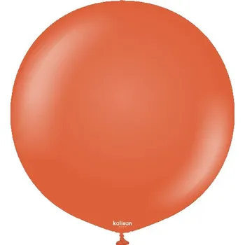 Balónek Balonek rezavě oranžový, Retro Rust Orange – 90 cm/36"
