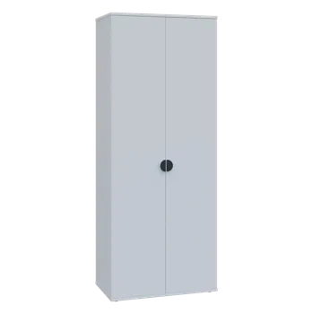 Šatní skříň TR 5 - 71 šatní skříň, 2-dveřová, výsuvné ramínko, policová vložka, 1822x720x400, bílá