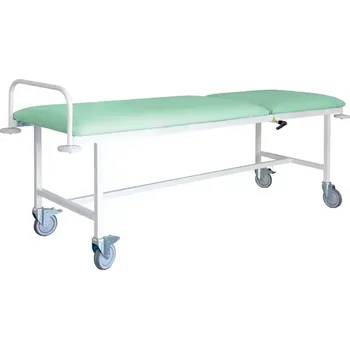 Zahradní lehátko VL - A - T lehátko transportní s pevnou výškou, koženka HOLY Z2 zelinkavá