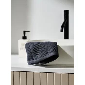 Ručník Sinsay - Bavlněný ručník s reliéfním vzorem - šedá - 458EY-90X - 458EY-90X-ONE