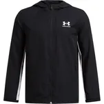 Chlapecká bunda Under Armour RIVAL WOVEN JACKET yxl Černá, Bílá