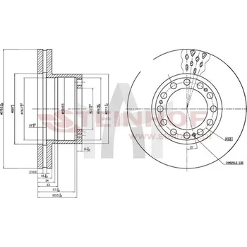 Autodíl Brzdový kotouč STEINHOF SMT001001