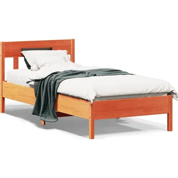 Postel zahrada-XL Postel bez matrace voskově hnědá 75 x 190 cm masivní borovice 842681