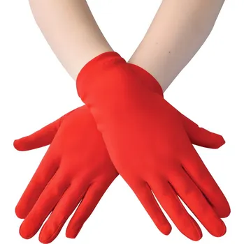 Rukavice Krátké červené rukavice