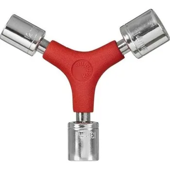 Bruslařské nářadí Powerslide WICKED 4 WHEELER Y TOOL UNI Červená, Stříbrná