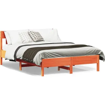 Postel zahrada-XL Postel bez matrace voskově hnědá 120 x 190 cm masivní borovice 842673