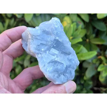 Přírodní kámen Kalcit modrý surový z Mexika 257g