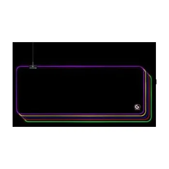 Podložka pod myš Gembird Podložka pod myš látková černá, , USB, RGB podsvícení, herní, 300x800mm MP-GAMELED-L