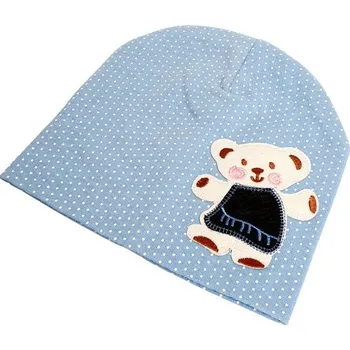 Čepice Dětská čepice, vhodná pro děti od 1 do 4 let - modrá