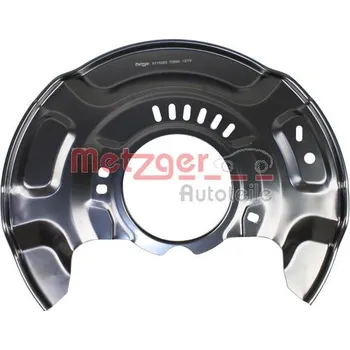 Brzdový systém Ochranný plech proti rozstřikování, brzdový kotouč METZGER 6115293