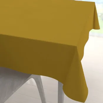 ubrus Velký dekorační čtvercový ubrus BKU-102 Okrový 150x150 cm