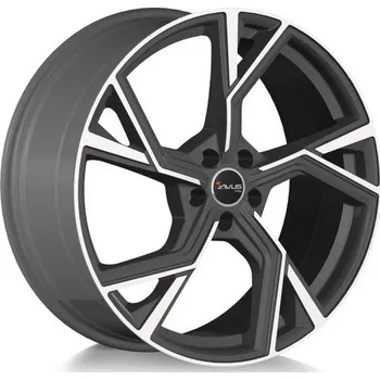 Alu kolo Alu kola AVUS RACING AF20 antracit, leštěné čelo 9,5x21" 5x112 ET31 66,6
