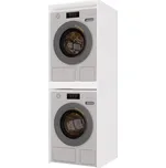 Skříňka na pračku a sušičku FALCO Pema TWIN bílá, 180x64x64 cm