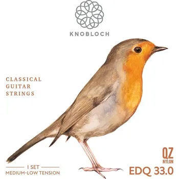 Příslušenství pro strunný nástroj Knobloch ERITHACUS Double Silver QZ Nylon Medium-Low Tension 33.0 + prodloužená záruka 3 roky