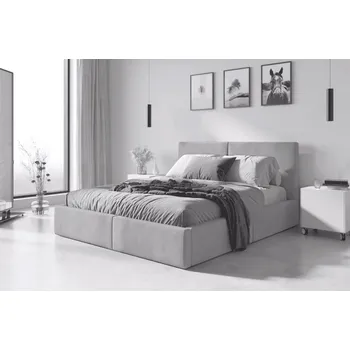 Postel BMS Postel HAILEY | bez matrace 120 x 200 cm Barva: Šedá