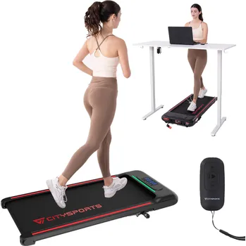 Běžecký pás CITYSPORTS Běžecký pás se sklonem až 7,6 % ČERNÁ|ČERVENÁ